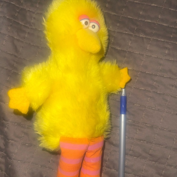 Big Bird YELLOW  Plush vintage 1983 applause  9" sesame street - Picture 3 of 13